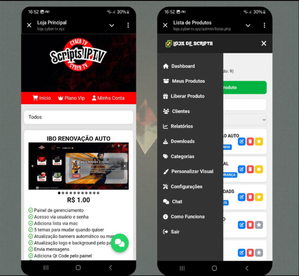 Script Lojinha De Scripts Online – Painel Completo E Automático Loja ScriptStoreBR