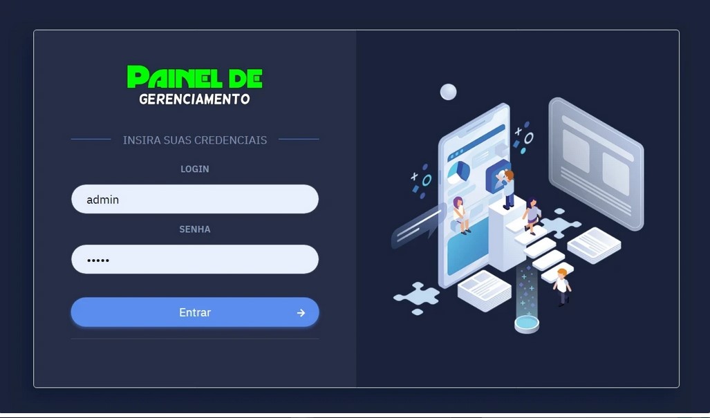 Script - Painel Web SSH Loja ScriptStoreBR