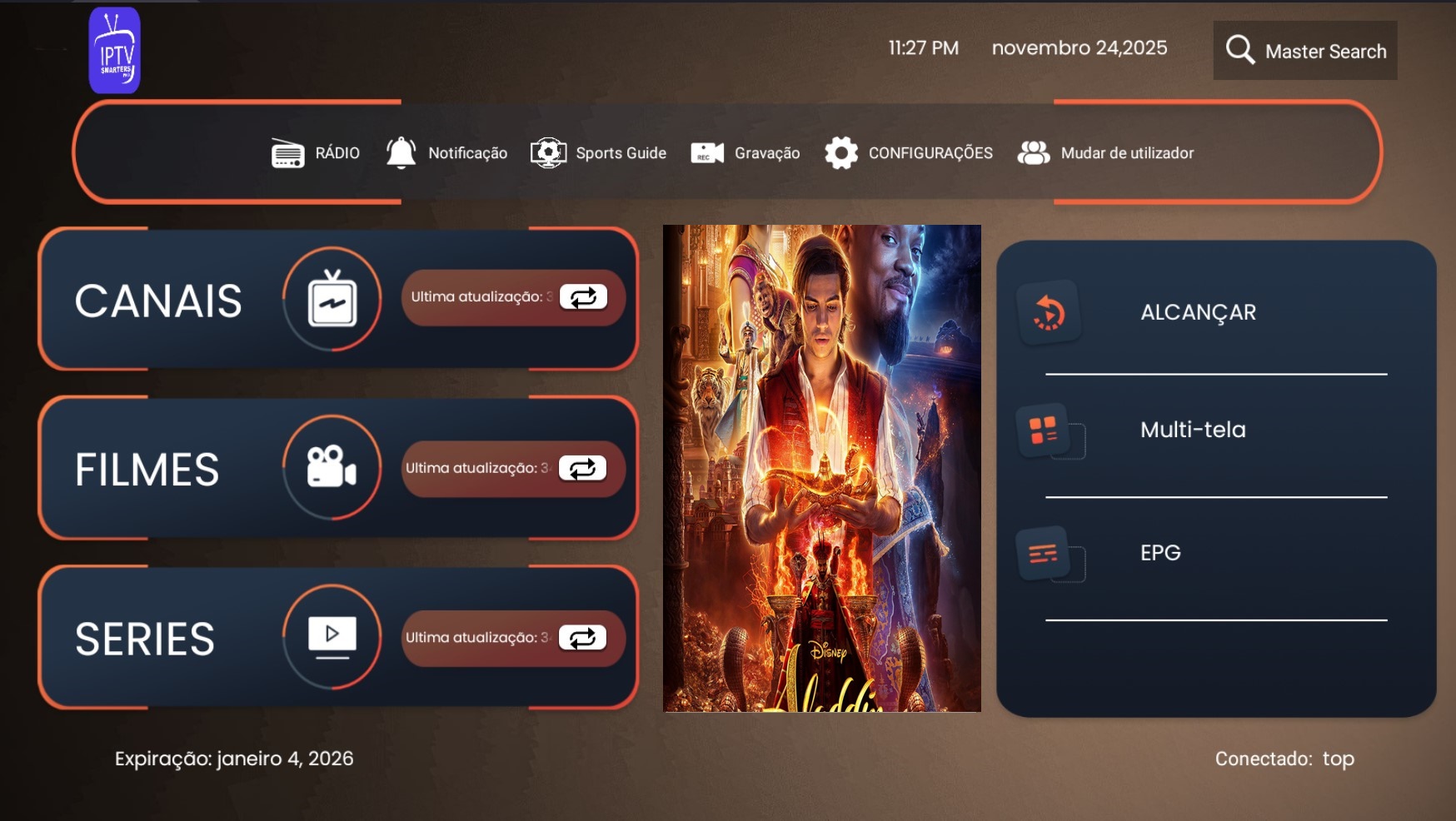 SMARTERS V3 LIGHT COM ESPELHAMENTO DE TELA + APK BASE Loja ScriptStoreBR